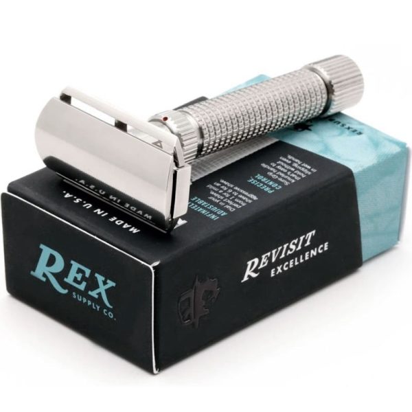 Maquinilla de afeitar ajustable Rex Ambassador 316 acero inoxidable - 101