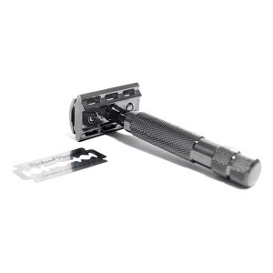 Maquinilla de afeitar Rockwell 2c cromada gun metal