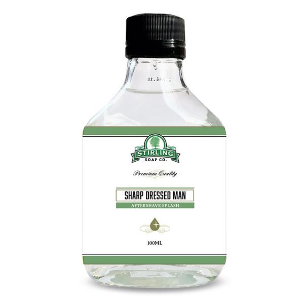 SHARPDRESSED.jpg Stirling Soap Company aftershave hombre vestido fuerte 100ml