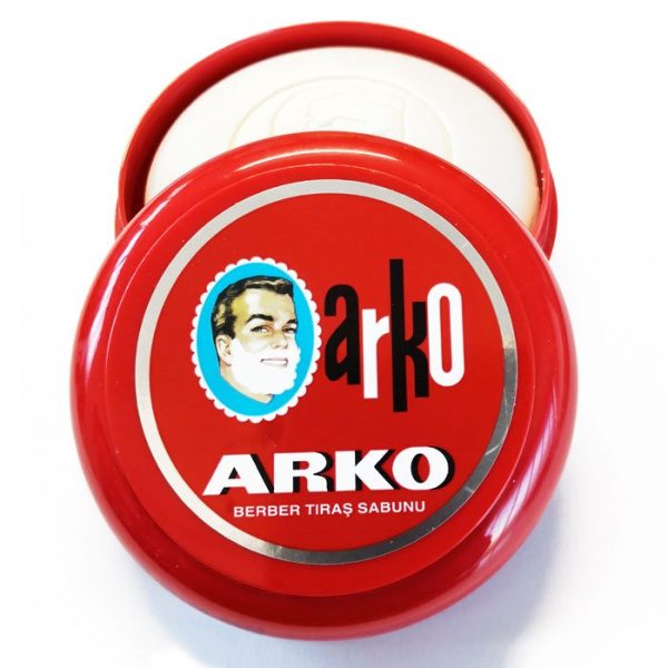 Jabón de afeitar Arko sólido en bol 90g