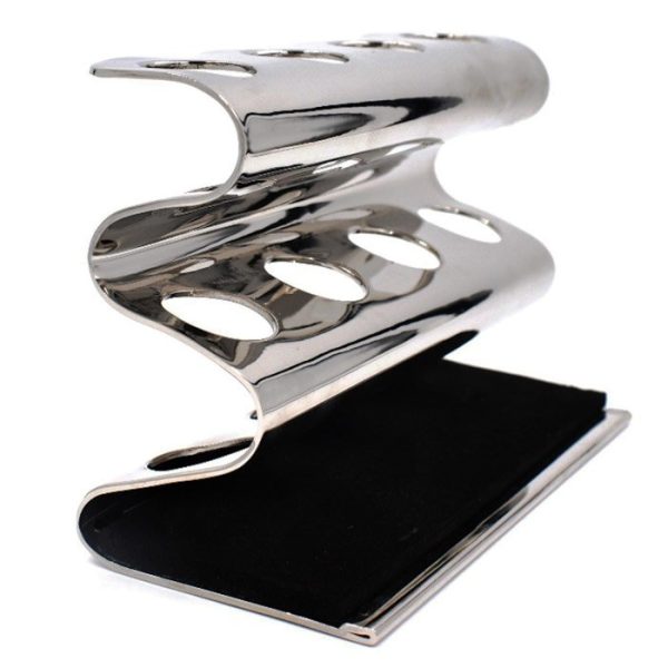 Soporte Parker para maquinillas de afeitar cromado