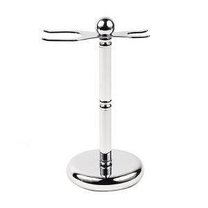 Soporte Parker para maquinilla de afeitar y brocha de afeitar