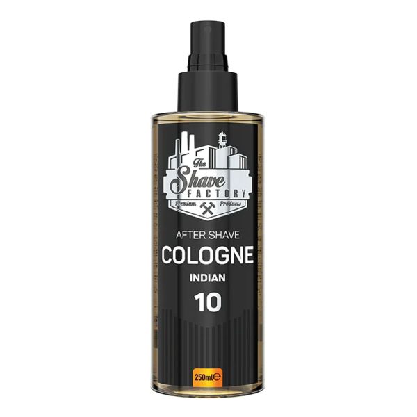 after-shave-cologne-10-indian-the-shave-factory.jpg The Shave Factory colonia para después del afeitado spray indio 250ml