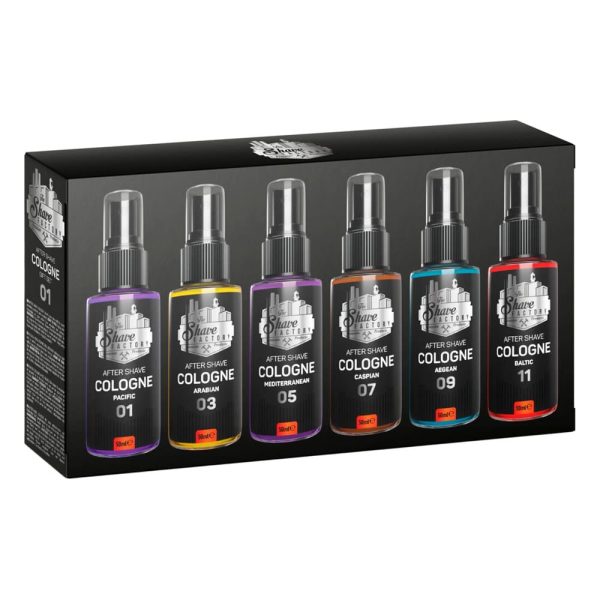 The Shave Factory set de regalo nº2 colonia para después del afeitado 6x50ml
