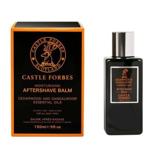 Castle Forbes bálsamo para después del afeitado madera de cedro sándalo 150ml