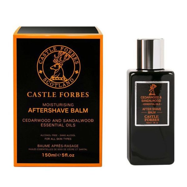 Castle Forbes bálsamo para después del afeitado madera de cedro sándalo 150ml