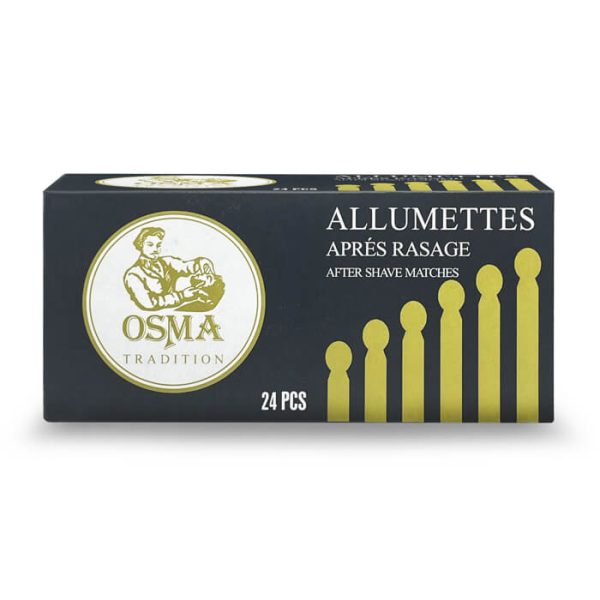 allumettes-osma.jpg Osma Tradition 24 dispensadores de 20 cerillas de piedra de alumbre