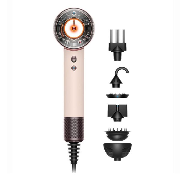 Secador de pelo Dyson Supersonic Nural para cabello rizado y rizado en rosa rubor/oro rosa