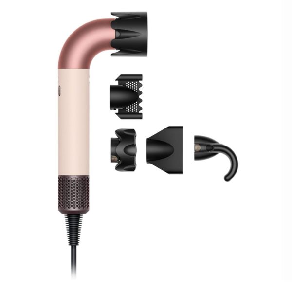 Secador de pelo Dyson Supersonic Nural para cabello rizado y rizado en rosa rubor/oro rosa