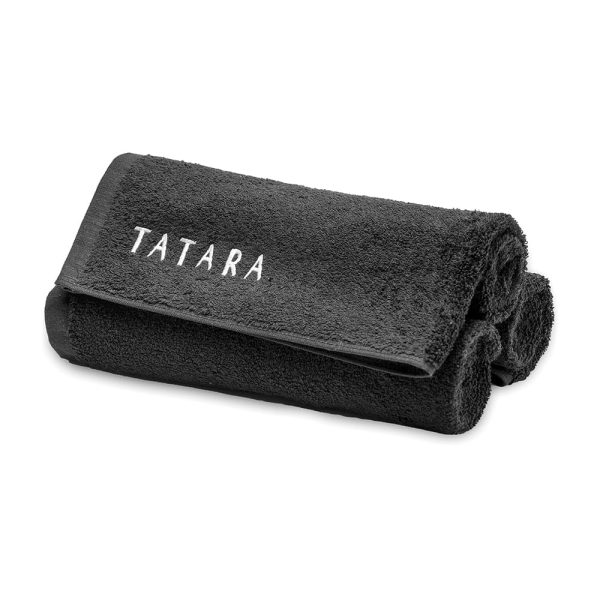 asciugamano-nero-tatatra.jpg Toalla Tatara negra puro algodón