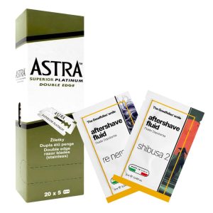 astra_fluidi-dopobarba_renero_shibusa.jpg La sonrisa de Goodfellas Astra Lamette da Barba Platinum con campioni di fluido dopobarba Shibusa 2 e Re Nero