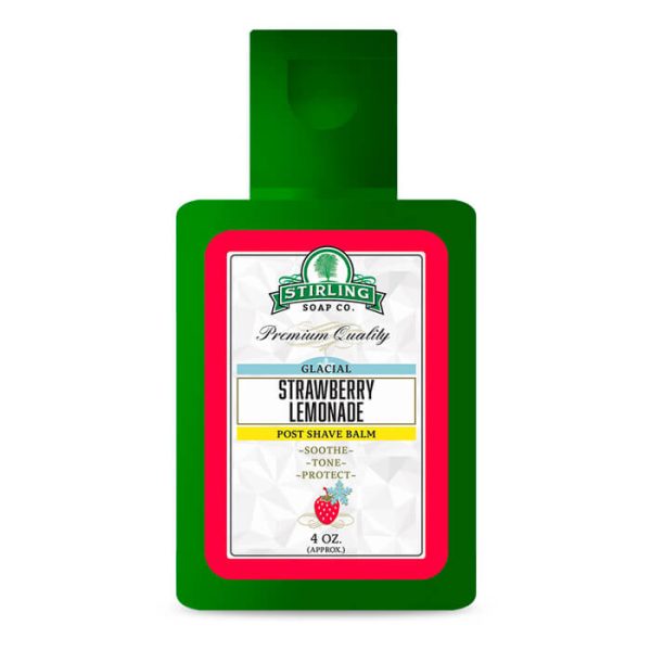 balsamo-dopobarba-strawberry-lemonade-stirling-soap-company.jpg Bálsamo para después del afeitado Stirling Glacial Fresa Limonada 118ml