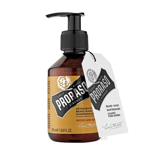 Proraso champú barba madera y especias 200ml