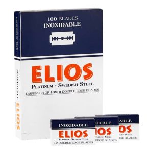 100 Hojas de Afeitar Elios Acero Inoxidable