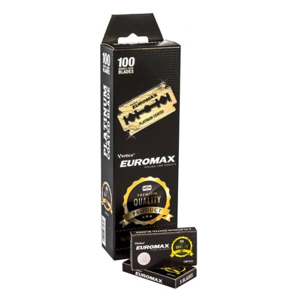 Euromax 100 Cuchillas de afeitar de doble filo