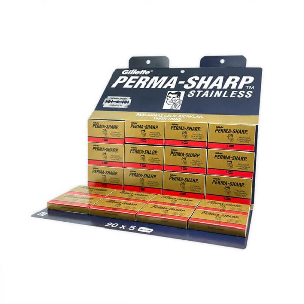 100 hojas de afeitar de doble filo Perma-Sharp