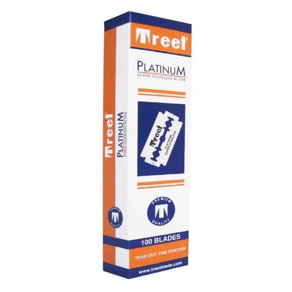 100 hojas de afeitar de doble filo Treet Platinum