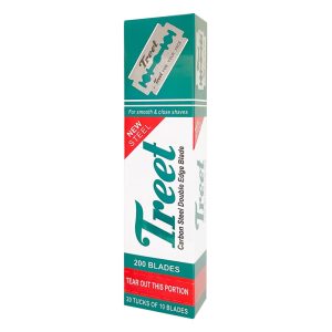 200 hojas de afeitar Treet New Steel