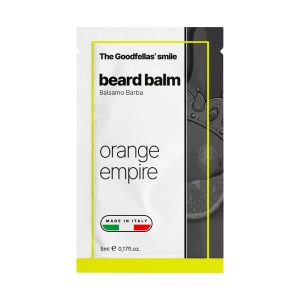 Muestra de la sonrisa de Goodfellas bálsamo para barba Orange Empire 5ml