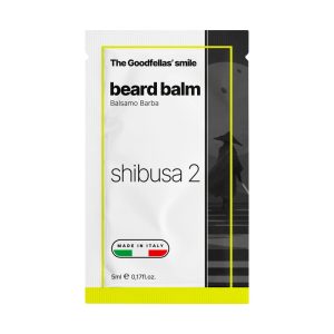Muestra de la sonrisa de Goodfellas bálsamo para barba Shibusa 2 5ml
