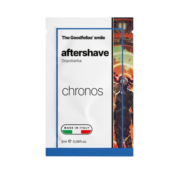 Muestra de aftershave La sonrisa de Goodfellas Chronos 2ml