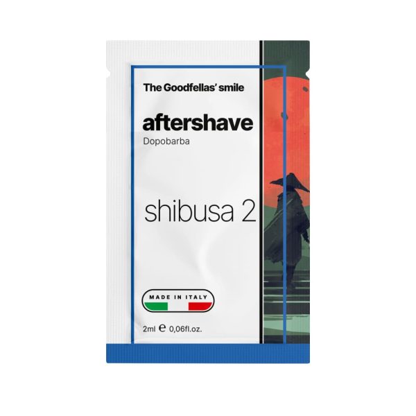 campioncino-dopobarba-shibusa2-the-goodfellas-smile.jpg Muestra de la sonrisa de Goodfellas para después del afeitado Shibusa 2 2ml