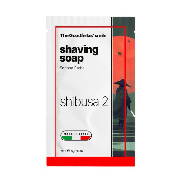 campioncino-sapone-barba-shibusa2-the-goodfellas-smile.jpg Muestra de jabón de afeitar La sonrisa de Goodfellas Shibusa 2 Fórmula de sebo 5 ml
