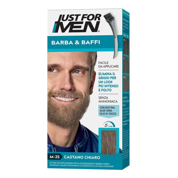 castano_chiaro.jpg Just for Men colorante marrón claro para barba y bigote m25