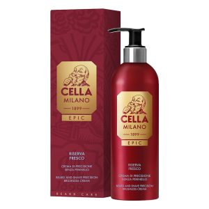 crema-precisione-senza-pennello-riserva-fresco-cella-milano-epic.jpg Cella Milano Epic crema de precisión para barba Riserva Fresco 175ml