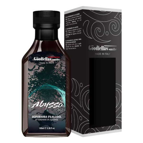 La sonrisa de Goodfellas fluido para después del afeitado Abysso cero alcohol 100ml