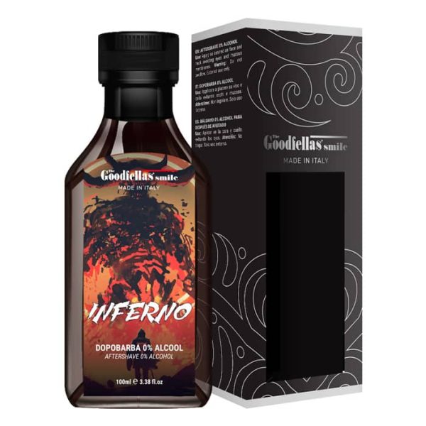 After Shave Fluido La Sonrisa De Goodfellas Inferno Zero Alcohol 100ml