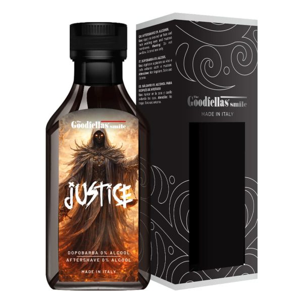 dopobarba-0-alcool-justice-scatola-thegoodfellasmile.jpg The Goodfellas' Smile After Shave Justicia Líquida 100ml