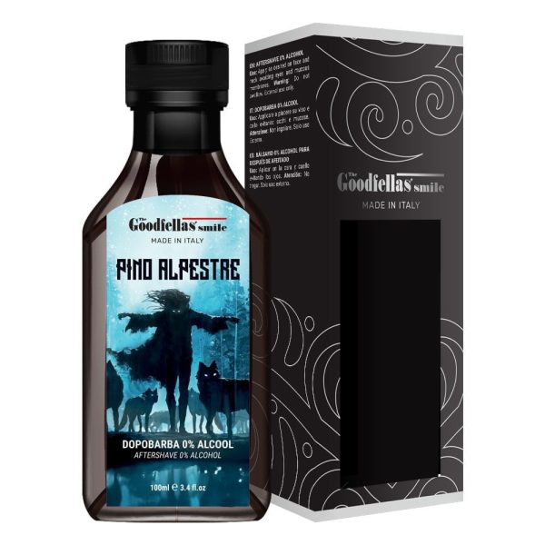 dopobarba-0-alcool-pino-alpestre-scatola-the-goodfellas-smile-1.jpg After Shave Fluido La Sonrisa De Goodfellas Pino Alpestre Cero Alcohol 100ml