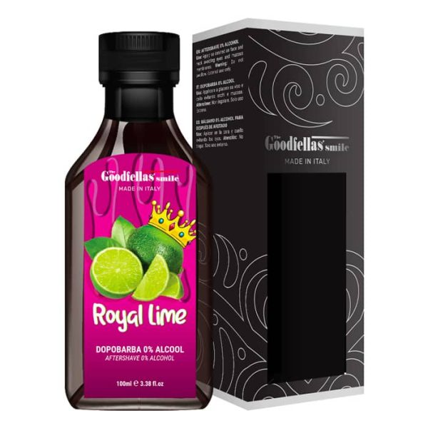 dopobarba-0-alcool-royal-lime-scatola-the-goodfellas-smile-1-1.jpg After Shave fluido The Goodfellas' Smile Royal Lime cero alcohol 100ml