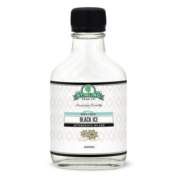 Stirling Soap Company aftershave hielo negro 100ml