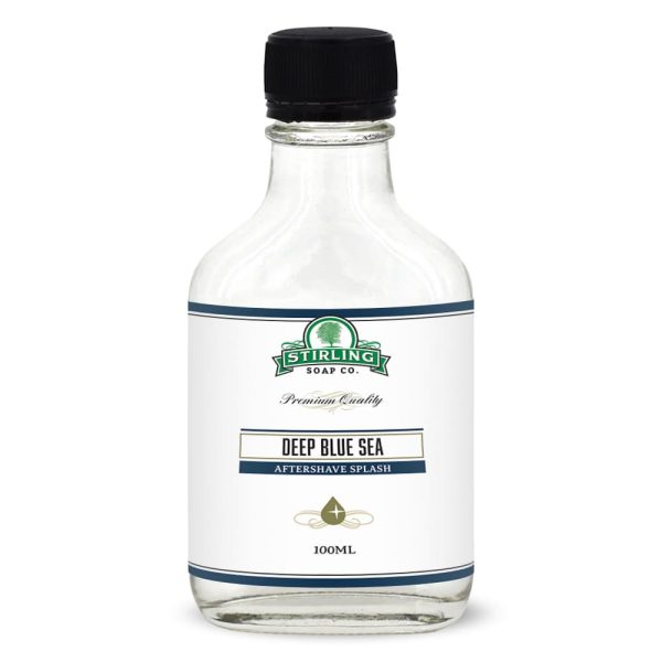 Stirling Soap Company aftershave mar azul profundo 100ml