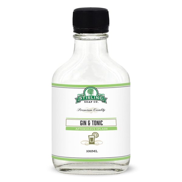 Stirling Soap Company aftershave gin-tonic con hielo