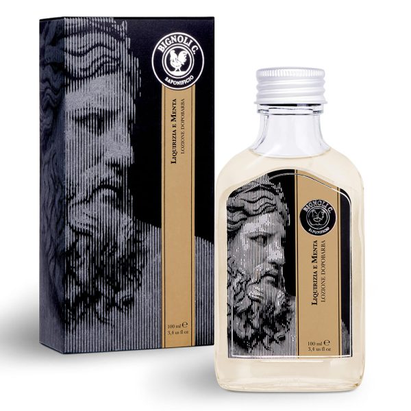 Saponificio Bignoli aftershave liquirizia y menta 100ml