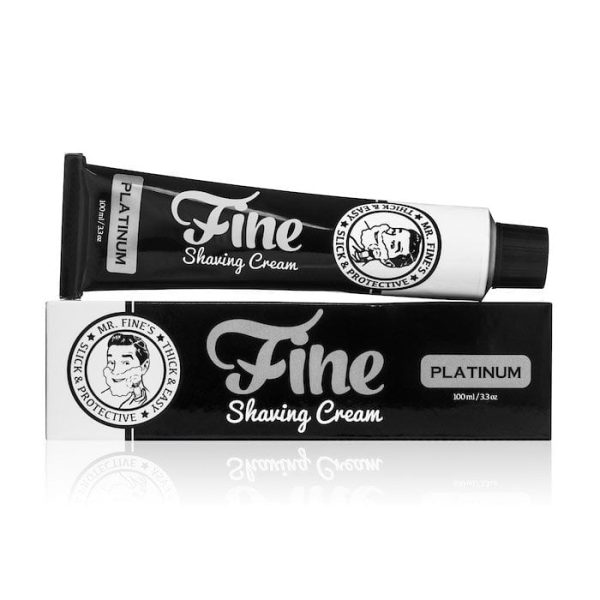 Crema de afeitar fina en tubo Platinum 100gr