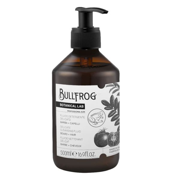 Bullfrog fluido limpiador barba y cabello 500ml