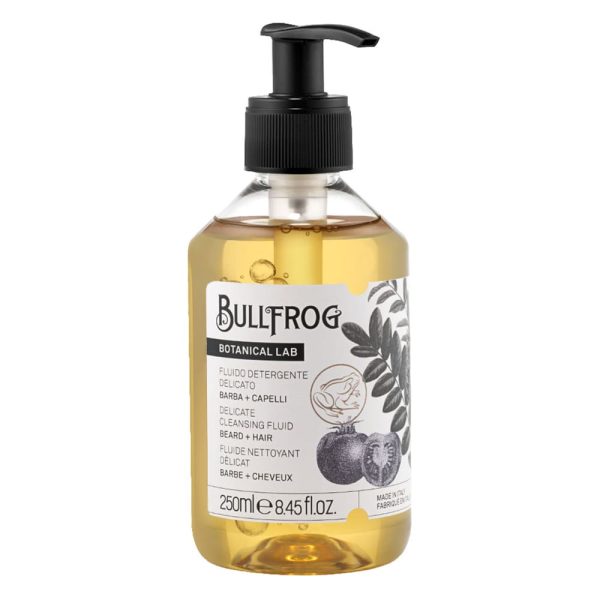 Bullfrog fluido limpiador barba y cabello 250ml
