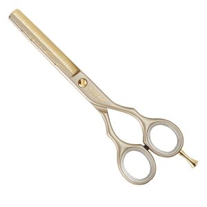 forbici-sfoltire-mezza-lama-luxury-gold-gold-kiepe.jpg Kiepe tijera de entresacar profesional lujo oro media hoja 5.5″