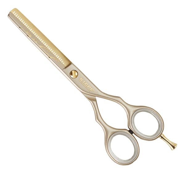 Kiepe tijera de entresacar profesional lujo oro media hoja 5.5″