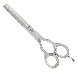 forbici-sfoltire-mezza-lama-luxury-silver-silver-kiepe.jpg Kiepe tijera profesional de entresacar lujo plata media hoja 5.5″