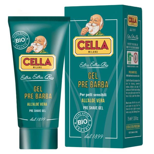 Cella Milano gel pre afeitado orgánico 75ml