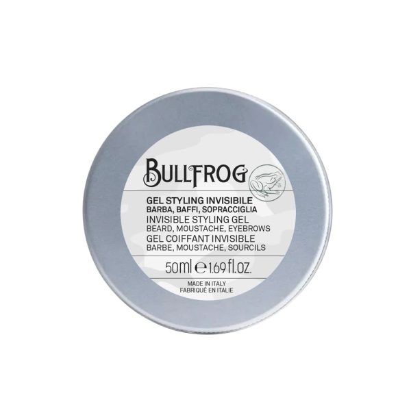 gel-styling-invisibile-barba-baffi-bullfrog.jpg Bullfrog Gel Peinador Invisible para barba, bigote y cejas 50ml