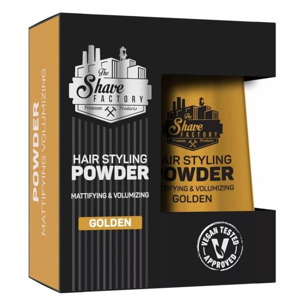 hair-styling-powder-golden-20g-the-shave-factory.jpg The Shave Factory cera en polvo para peinar el cabello Dorado 20g