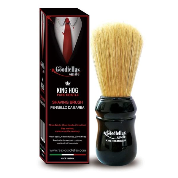 Brocha de afeitar Goodfellas' smile king hog cerda pura 70mm