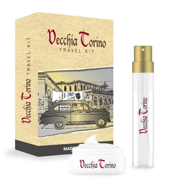 TFS kit de viaje vecchia torino. crema de afeitar y aftershave