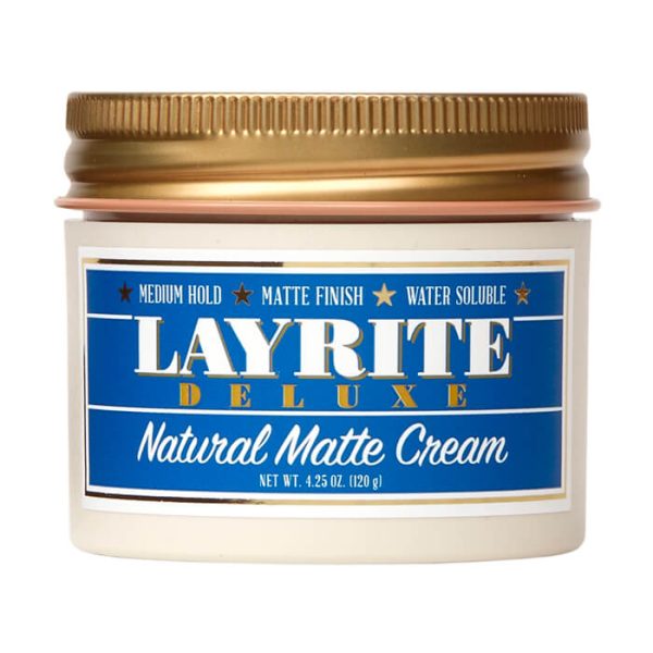 Layrite Deluxe pomada capilar crema mate natural 120gr